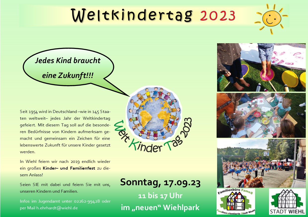 Weltkindertag 2023 am 17.09.
